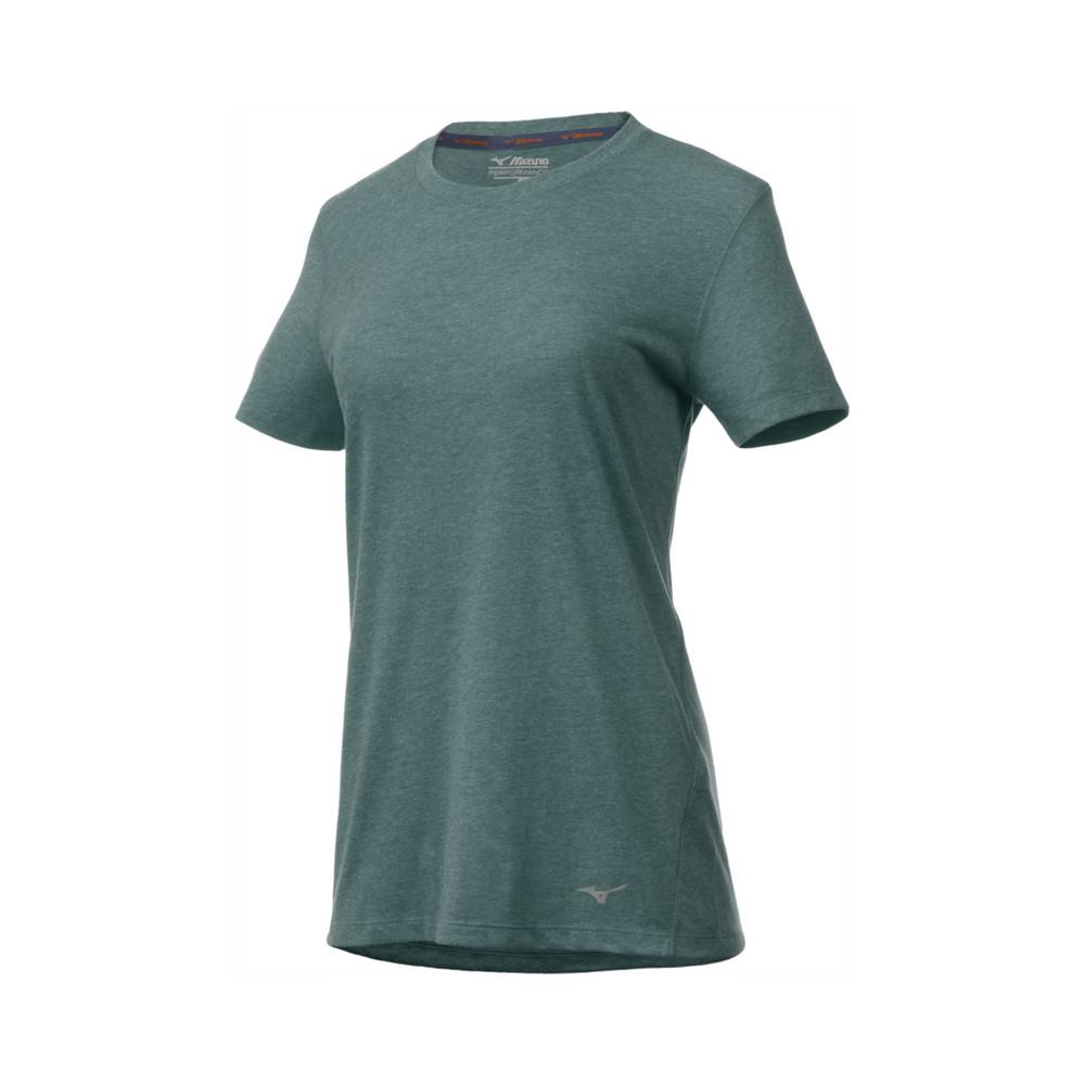 Mizuno Women's Inspire T-Shirts Green (421648-KPF)